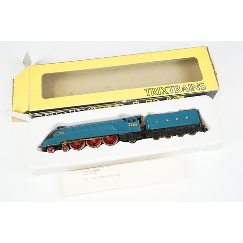 195 - Five boxed Trix Trains HO / OO gauge locomotives to include Mallard, Western Sovereign, 2 x Flying S... 