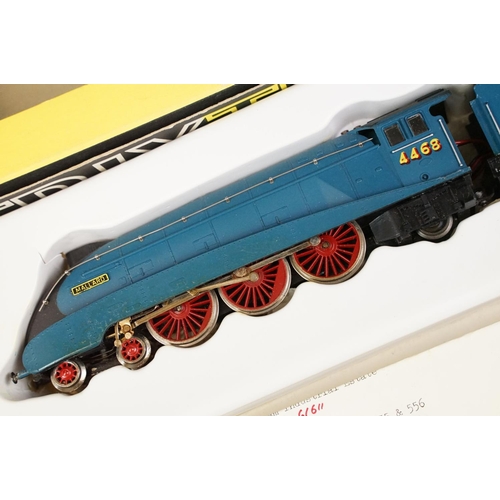 195 - Five boxed Trix Trains HO / OO gauge locomotives to include Mallard, Western Sovereign, 2 x Flying S... 