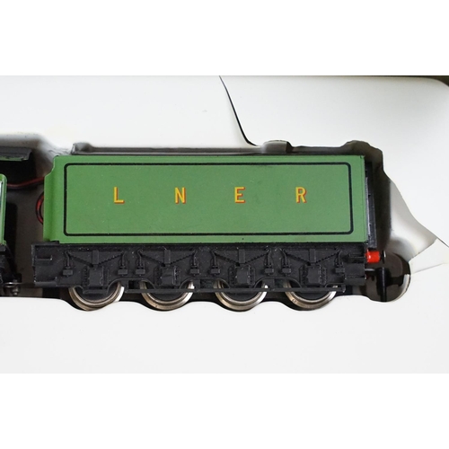 195 - Five boxed Trix Trains HO / OO gauge locomotives to include Mallard, Western Sovereign, 2 x Flying S... 