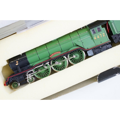 195 - Five boxed Trix Trains HO / OO gauge locomotives to include Mallard, Western Sovereign, 2 x Flying S... 