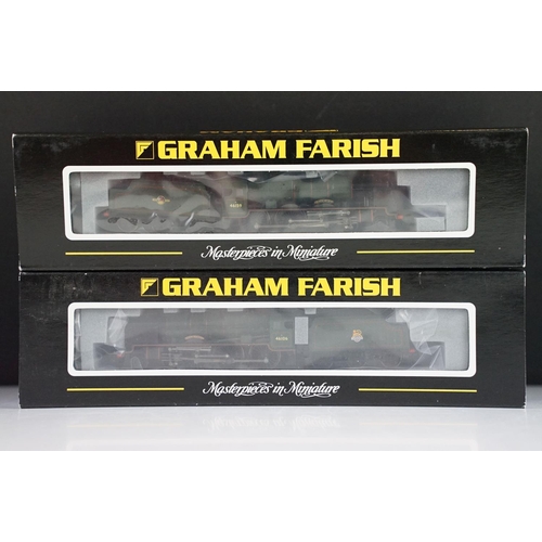 2 - Two cased Graham Farish by Bachmann N gauge locomotives to include 372-575 Royal Scot 46159 The Roya... 