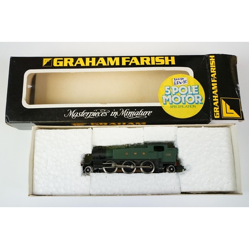 205 - Two boxed N gauge locomotives to include Graham Farish No 1604 Prairie Tank GWR and Minitrix 2037