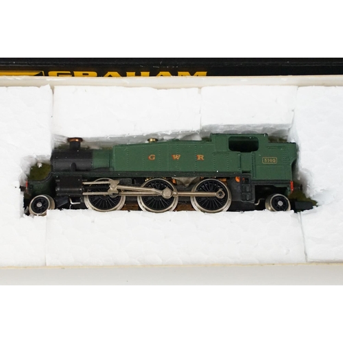 205 - Two boxed N gauge locomotives to include Graham Farish No 1604 Prairie Tank GWR and Minitrix 2037