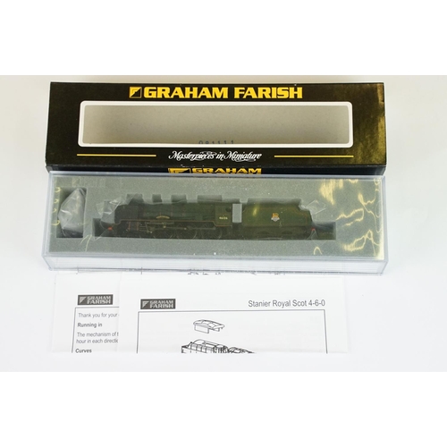 21 - Three cased Graham Farish by Bachmann N gauge locomotives to include 372-576 Royal Scot locomotive 4... 