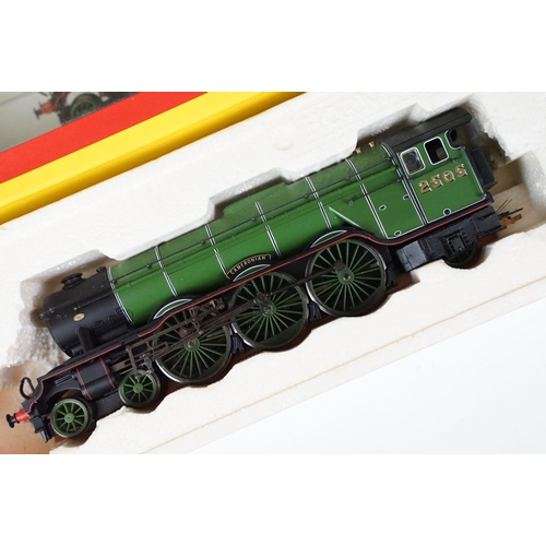 210 - Four boxed Hornby OO gauge locomotives to include R2270 LMS 4-6-2 Coronation Class City of Edinburgh... 