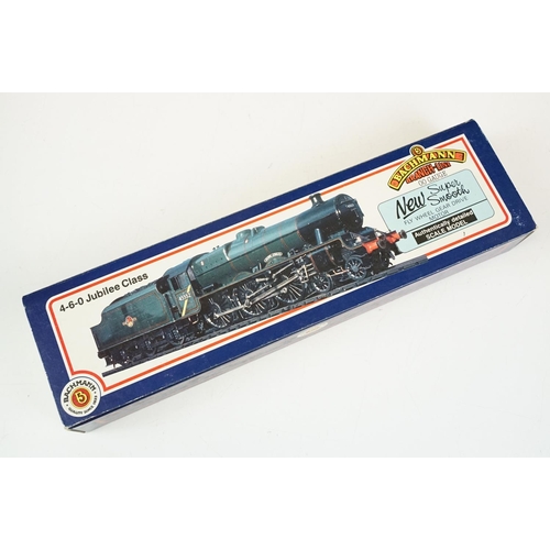 213 - Five boxed Bachmann OO gauge locomotives to include 31405 Lord Nelson 30852 Sir Walter Raleigh BR gr... 