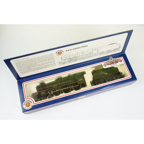 213 - Five boxed Bachmann OO gauge locomotives to include 31405 Lord Nelson 30852 Sir Walter Raleigh BR gr... 