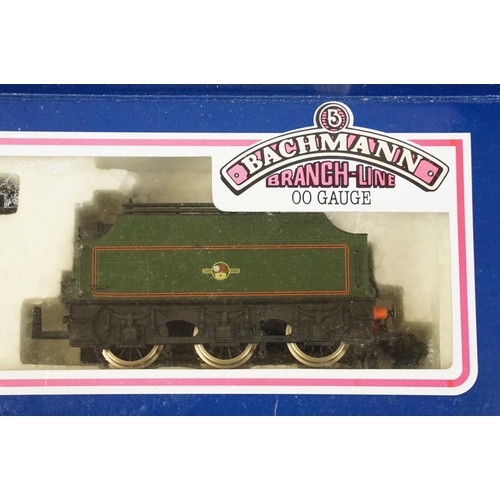 213 - Five boxed Bachmann OO gauge locomotives to include 31405 Lord Nelson 30852 Sir Walter Raleigh BR gr... 