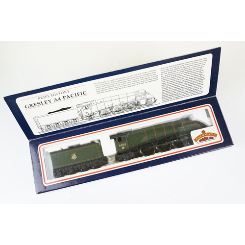 214 - Four boxed Bachmann OO gauge locomotives to include 31279 Parallel Boiler Scot 6130 The West Yorkshi... 