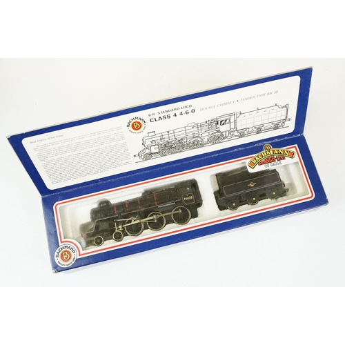 214 - Four boxed Bachmann OO gauge locomotives to include 31279 Parallel Boiler Scot 6130 The West Yorkshi... 