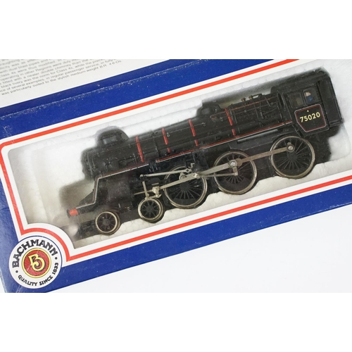 214 - Four boxed Bachmann OO gauge locomotives to include 31279 Parallel Boiler Scot 6130 The West Yorkshi... 