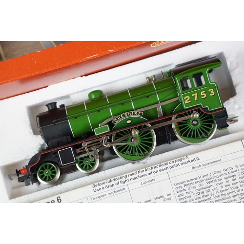 215 - Four boxed Hornby OO gauge locomotives to include R066 LMS 4-6-2 Duchess Loco, LNER Class D49/1 Ches... 