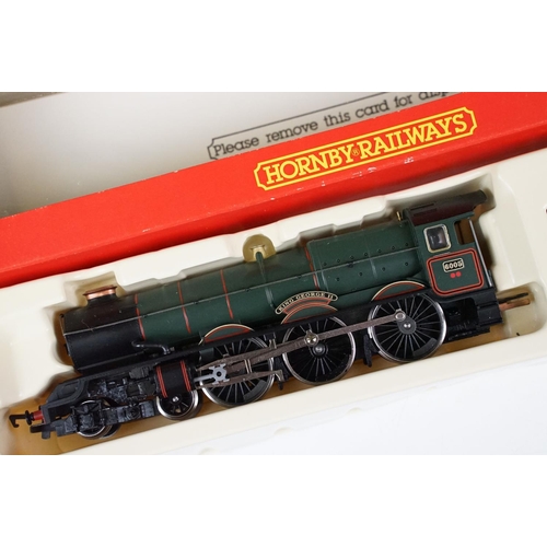 215 - Four boxed Hornby OO gauge locomotives to include R066 LMS 4-6-2 Duchess Loco, LNER Class D49/1 Ches... 