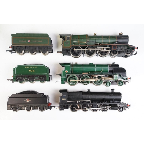 220 - 16 OO gauge locomotives to include Hornby Queen Mother, Hornby Sir Dinadin, Hornby No 5 in red, Lima... 