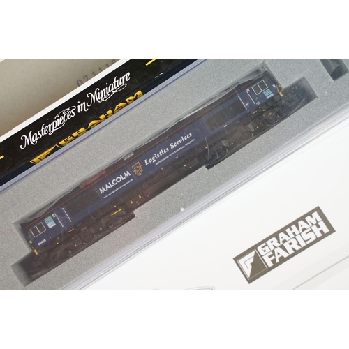 23 - Three cased Graham Farish by Bachmann N gauge locomotives to include 371-402 Class 52 BR blue D1013 ... 