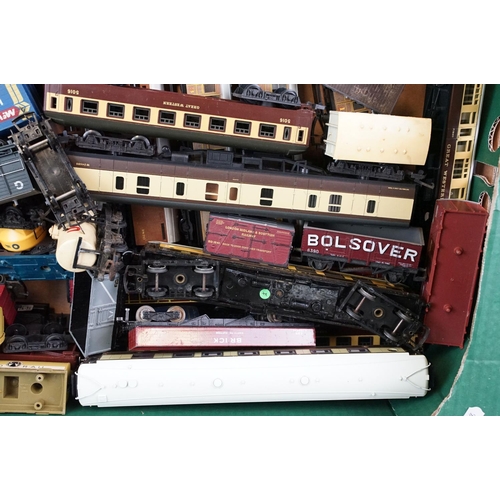 230 - 50 OO gauge items of rolling stock to include Triang, Hornby, Hornby Dublo, Lima etc featuring coach... 