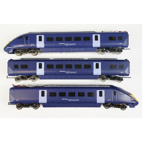 233 - Six HO gauge DMU / Railcar sets to include Jouef TGV, Lima DB, Lima SNCF in orange, Hornby Highspeed... 