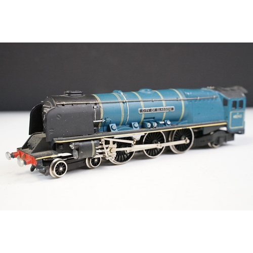 235 - Wrenn OO gauge City of Glasgow 4-6-2 locomotive plus a Hornby OO gauge Coronation locomotive with te... 