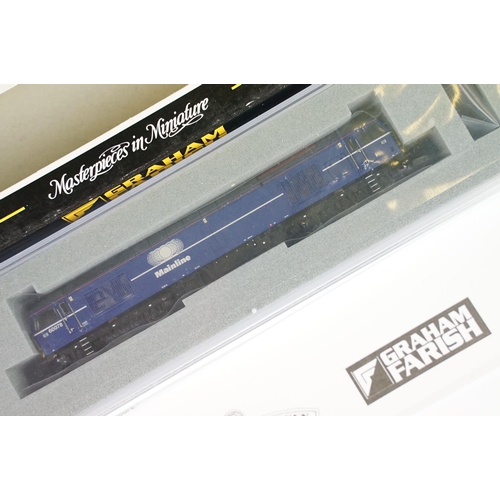 24 - Four cased Graham Farish by Bachmann N gauge locomotives to include 371-351 Class 60 Diesel 60078 Ma... 