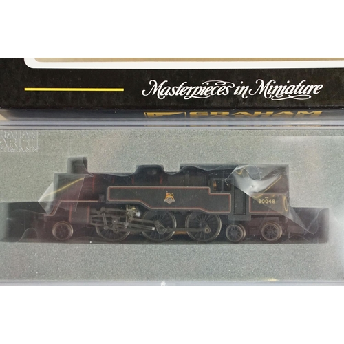 25 - Five cased Graham Farish by Bachmann N gauge locomotives to include 371-060 Class 03 Diesel Shunter ... 