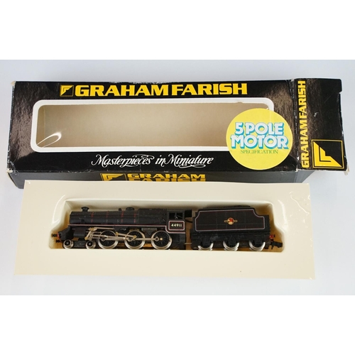 27 - Five cased Graham Farish by Bachmann N gauge locomotives to include 371-905 57XX Pannier Tank 7713 G... 