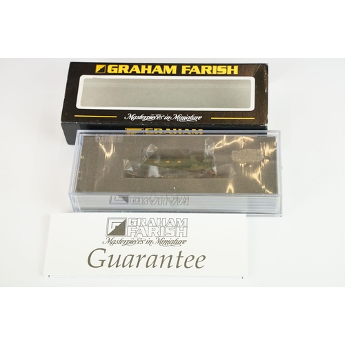 27 - Five cased Graham Farish by Bachmann N gauge locomotives to include 371-905 57XX Pannier Tank 7713 G... 