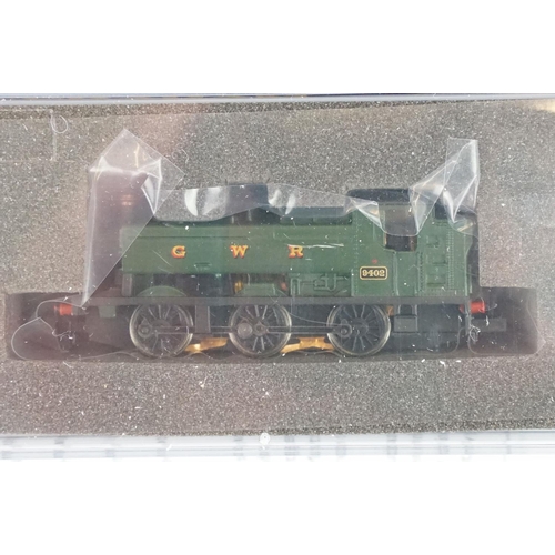 28 - Five cased Graham Farish by Bachmann N gauge locomotives to include 371-060 Class 03 Diesel Shunter ... 