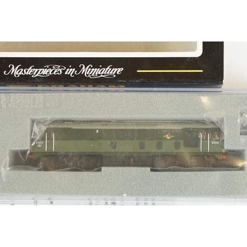 29 - Four cased Graham Farish by Bachmann N gauge locomotives to include 372-977 Class 24 Diesel BR two t... 