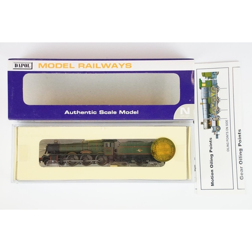 31 - Five cased Dapol N gauge locomotives to include ND-062A Ivatt Locomotive LMS 120, ND006 CI.73 South ... 