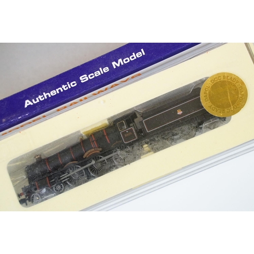 31 - Five cased Dapol N gauge locomotives to include ND-062A Ivatt Locomotive LMS 120, ND006 CI.73 South ... 
