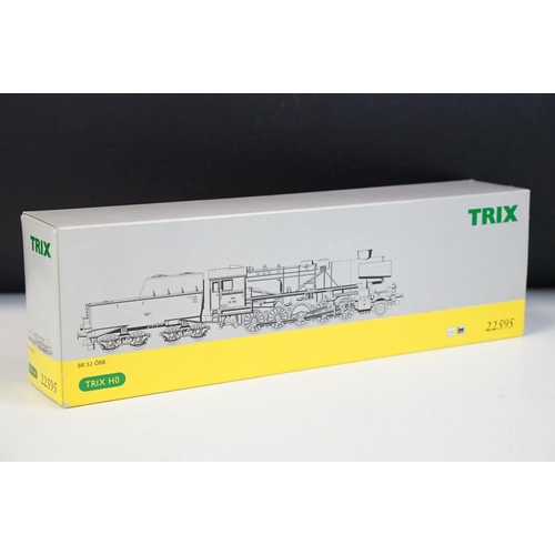 84 - Boxed Trix HO gauge 22595 BR 52 OBB locomotive