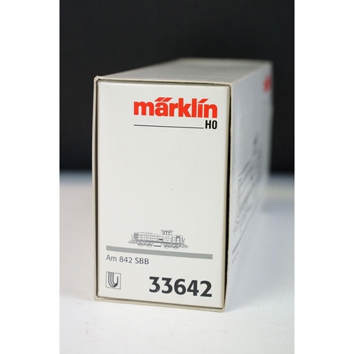 85 - Boxed Marklin HO gauge 33642 Am 842 SBB locomotive