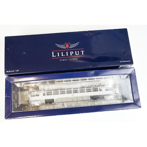 89 - Two boxed Liliput by Bachmann First Class HO gauge locomotives to include L112873 Diesel Aussichtstr... 