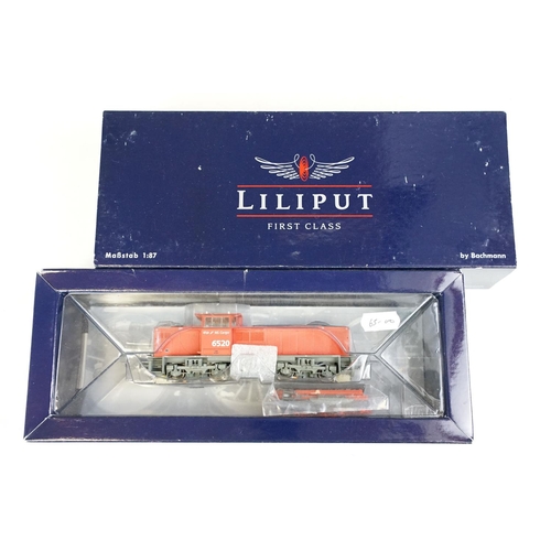 91 - Three boxed Liliput by Bachmann First Class HO gauge locomotives to include L104201 BR 42 DB Ep III ... 