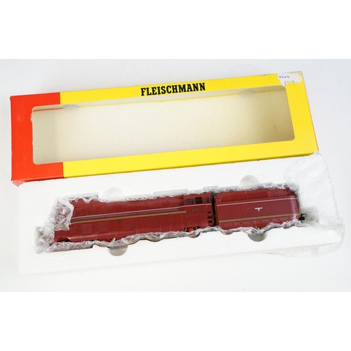 97 - Three boxed Fleischmann HO gauge locomotives to include 80 4176, 4173 & 64094