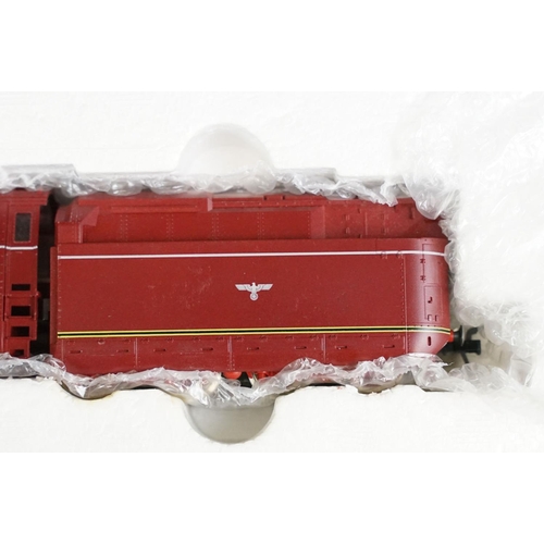 97 - Three boxed Fleischmann HO gauge locomotives to include 80 4176, 4173 & 64094