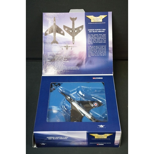 1169 - 16 Boxed diecast model aircraft to include 6 x Corgi 1/72 Aviation Archive (49001, 49004, AA32002, 4... 