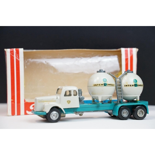 1171 - Two boxed Tekno early issue haulage diecast models to include 426 Volvo FB88 Pipe Trailer with red c... 