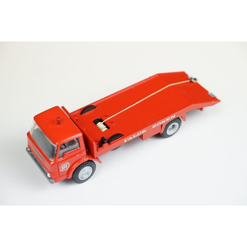 1172 - Three boxed Tekno early issue haulage diecast models to include 920 Ford D800 Recovery Fire Truck ‘F... 