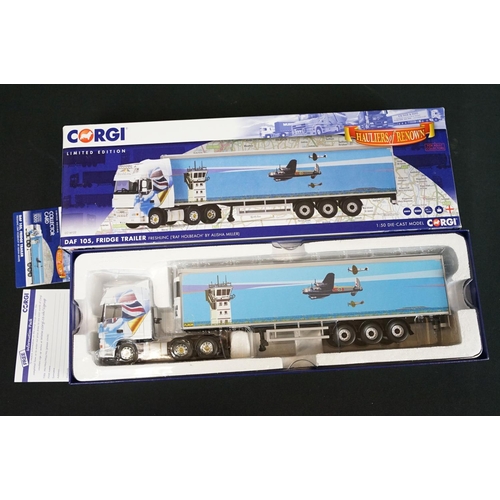 1174 - Six boxed diecast models to include 2 x Corgi Hauliers Of Renown (1/50 CC13780 Scania R Topline & CC... 