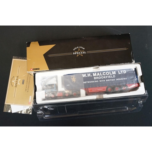 1174 - Six boxed diecast models to include 2 x Corgi Hauliers Of Renown (1/50 CC13780 Scania R Topline & CC... 