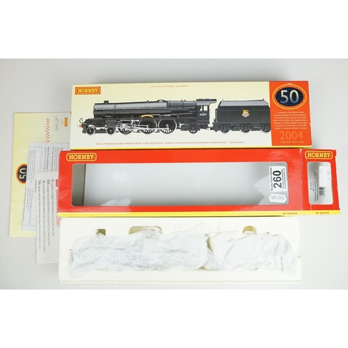 260 - Boxed ltd edn Hornby OO gauge R2426 BR 4-6-2 Princess Royal Class Princess Elizabeth 50th Anniversar... 