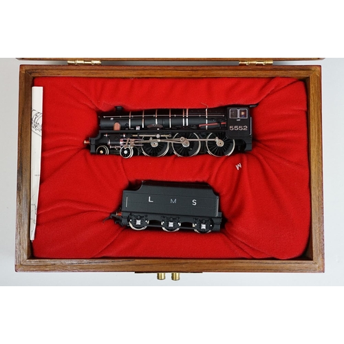 264 - Cased ltd edn Bachmann OO gauge Silver Jubilee locomotive with certificate, no 0875