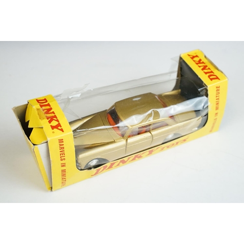 1222 - Five boxed / cased Dinky diecast models to include 208 VW Porsche 914 Sports Car in yellow, 485 Merr... 