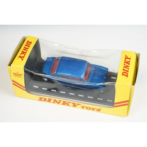 1222 - Five boxed / cased Dinky diecast models to include 208 VW Porsche 914 Sports Car in yellow, 485 Merr... 