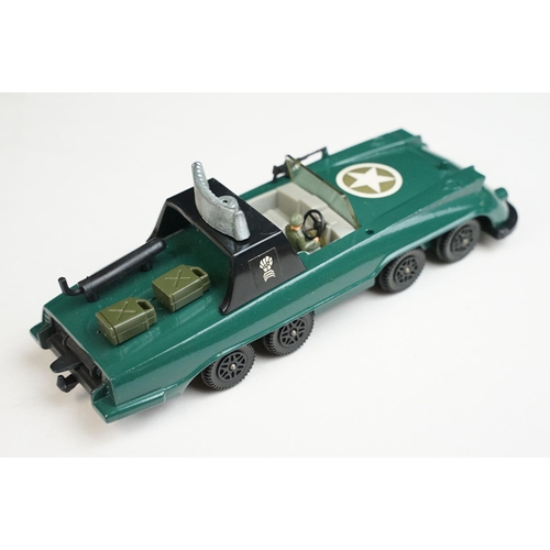 1223 - Seven boxed Dinky military diecast models to include 602 Armoured Command Car, 618 AEC Artic Transpo... 