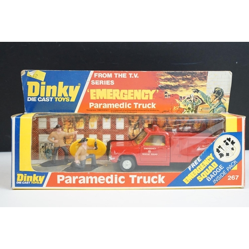 1227 - Ten boxed Dinky diecast models to include 274 Ford Transit Ambulance, 267 From The TV Series Emergen... 