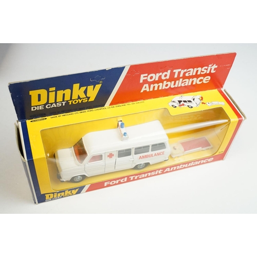 1227 - Ten boxed Dinky diecast models to include 274 Ford Transit Ambulance, 267 From The TV Series Emergen... 