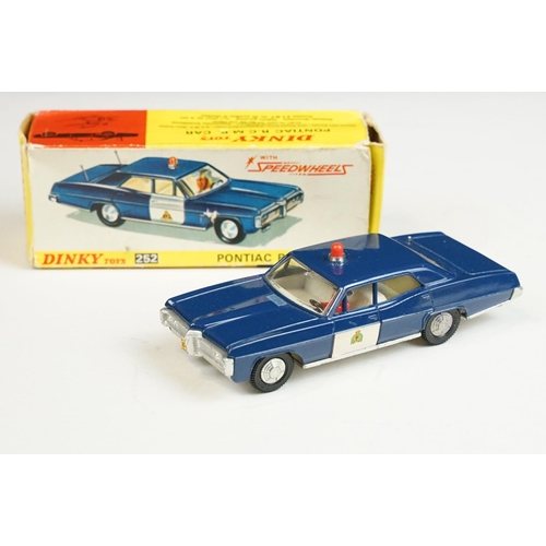 1228 - Five boxed Dinky Speedwheels diecast models to include 252 Pontiac RCMP Car, 200 Matra 630, 217 Alfa... 