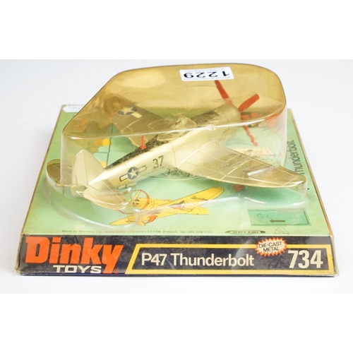 1229 - Two boxed Dinky 700 Spitfire Mark II Diamond Jubilee Of The Royal Air Force diecast models, diecast ... 